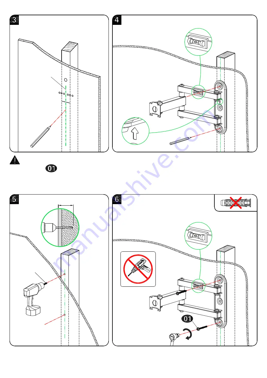 Mounting Dream HM2463-L Installation Instructions Manual Download Page 8