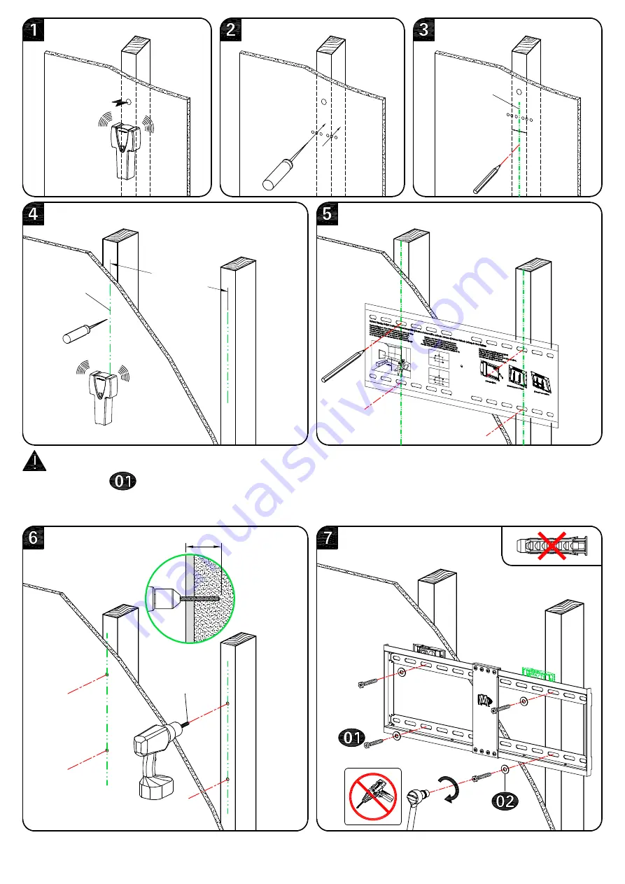 Mounting Dream MD2104 Installation Instruction Download Page 6