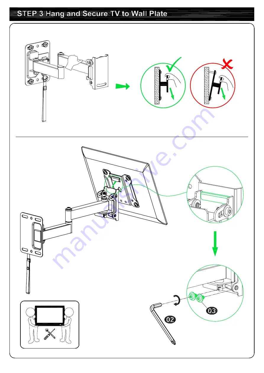 Mounting Dream MD2209 Скачать руководство пользователя страница 6