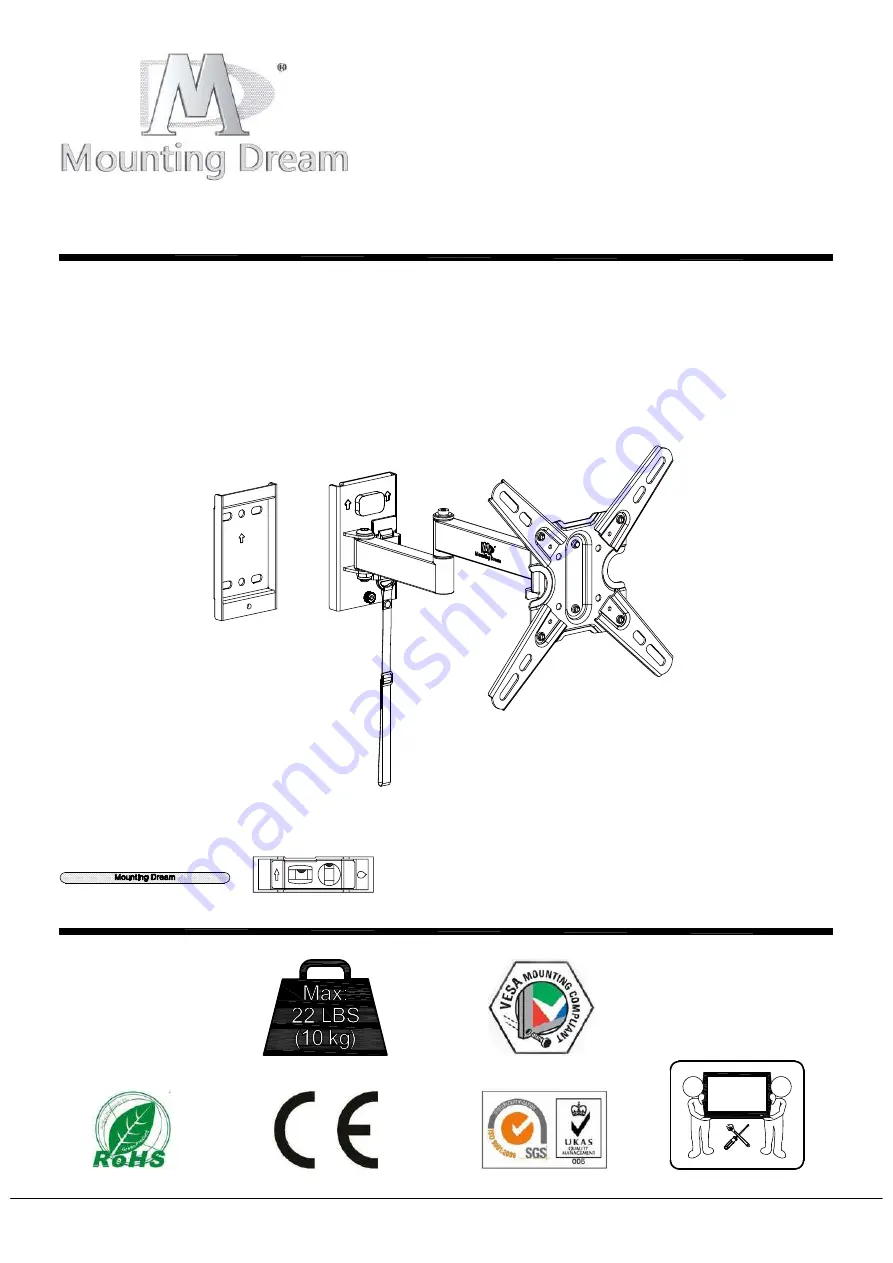 Mounting Dream MD2212 Installation Instruction Download Page 1