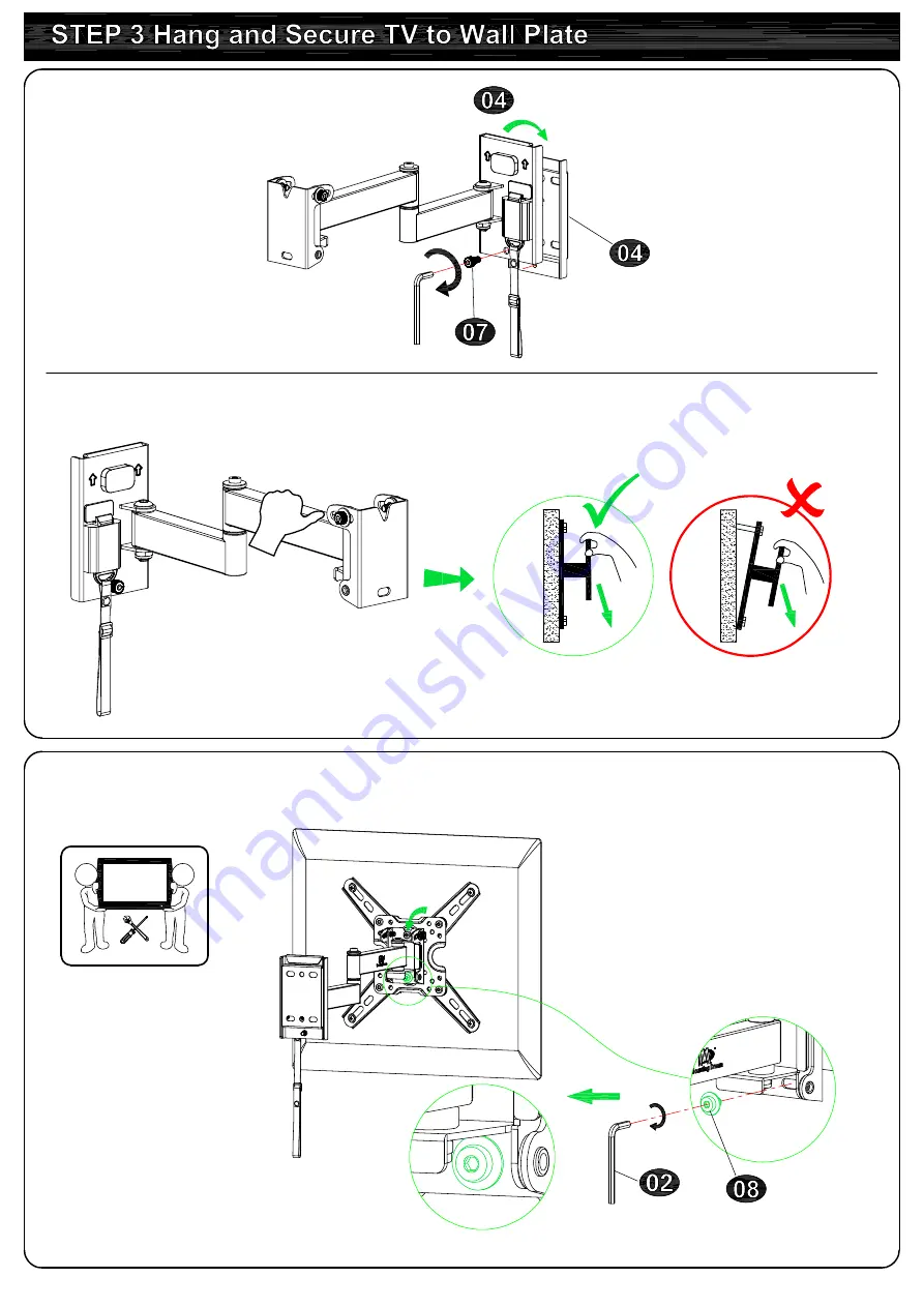 Mounting Dream MD2212 Installation Instruction Download Page 7