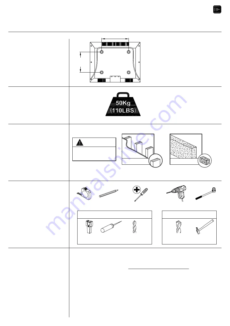 Mounting Dream MD2263-LK Installation Instruction Download Page 11