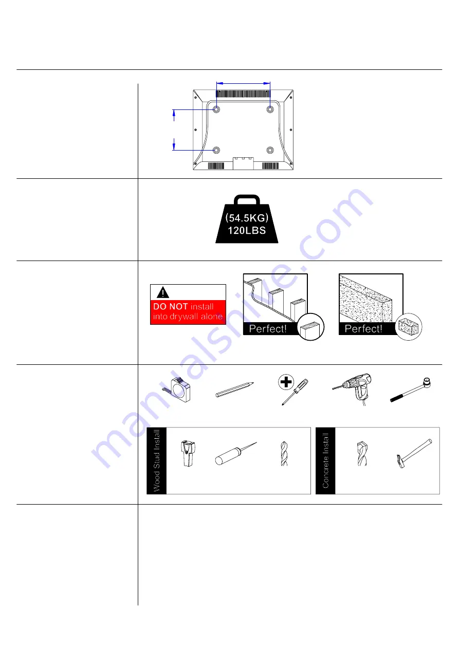 Mounting Dream MD2263-XLK Installation Instruction Download Page 2