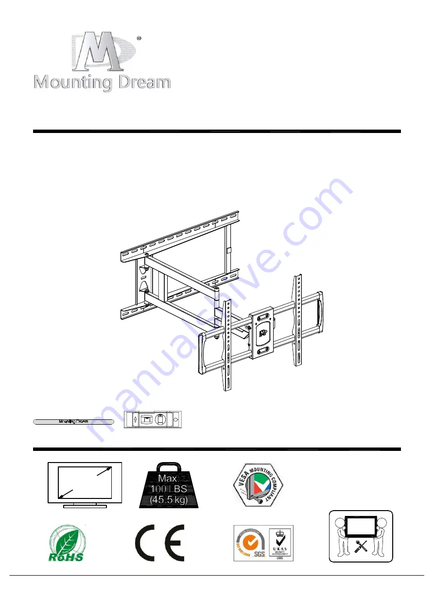 Mounting Dream MD2285-LA Скачать руководство пользователя страница 1