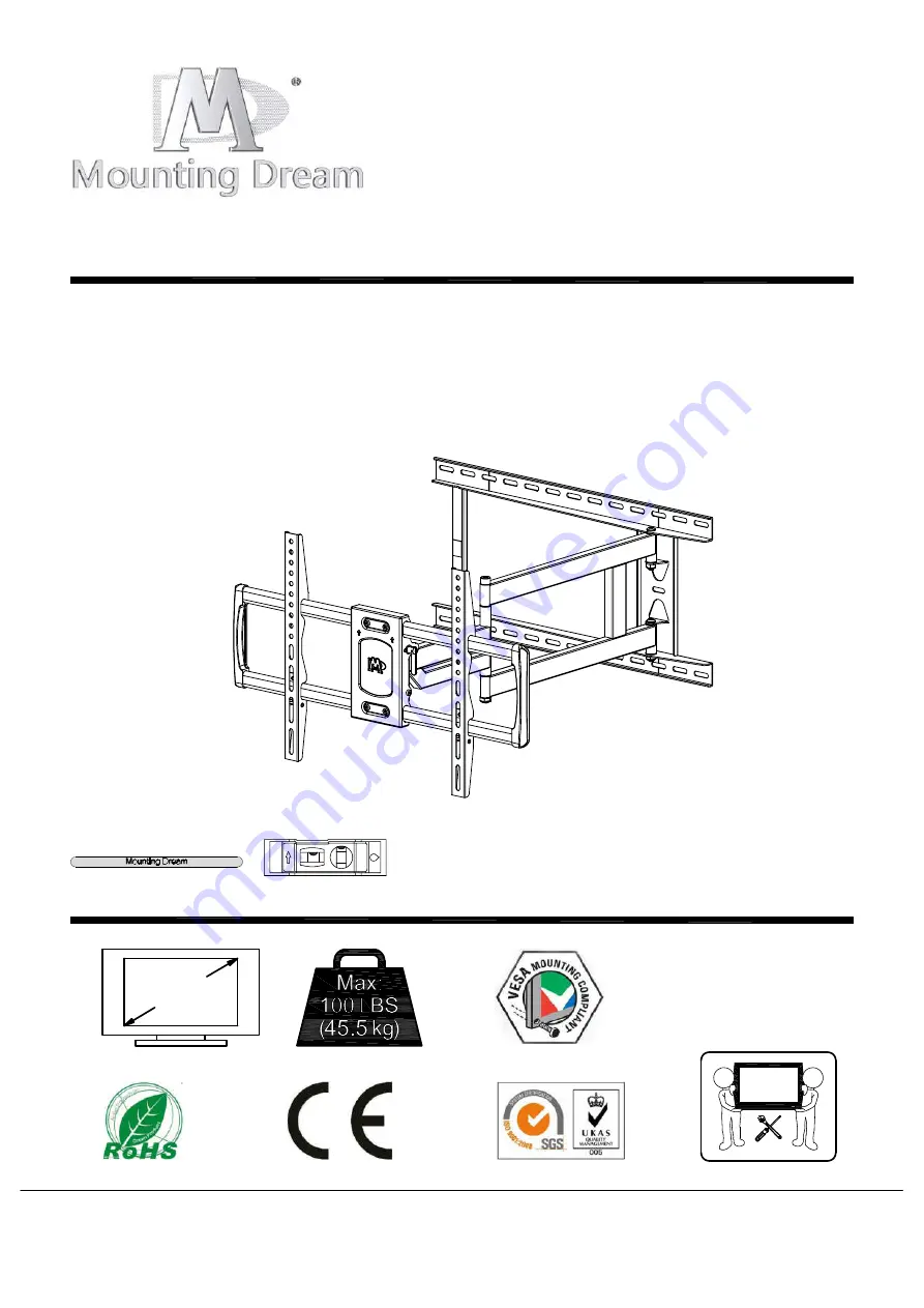 Mounting Dream MD2285-LB Installation Instruction Download Page 1