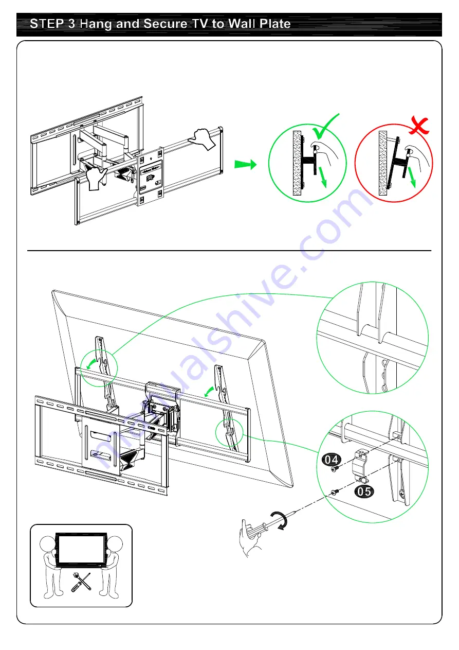 Mounting Dream MD2298-XL Installation Instruction Download Page 8