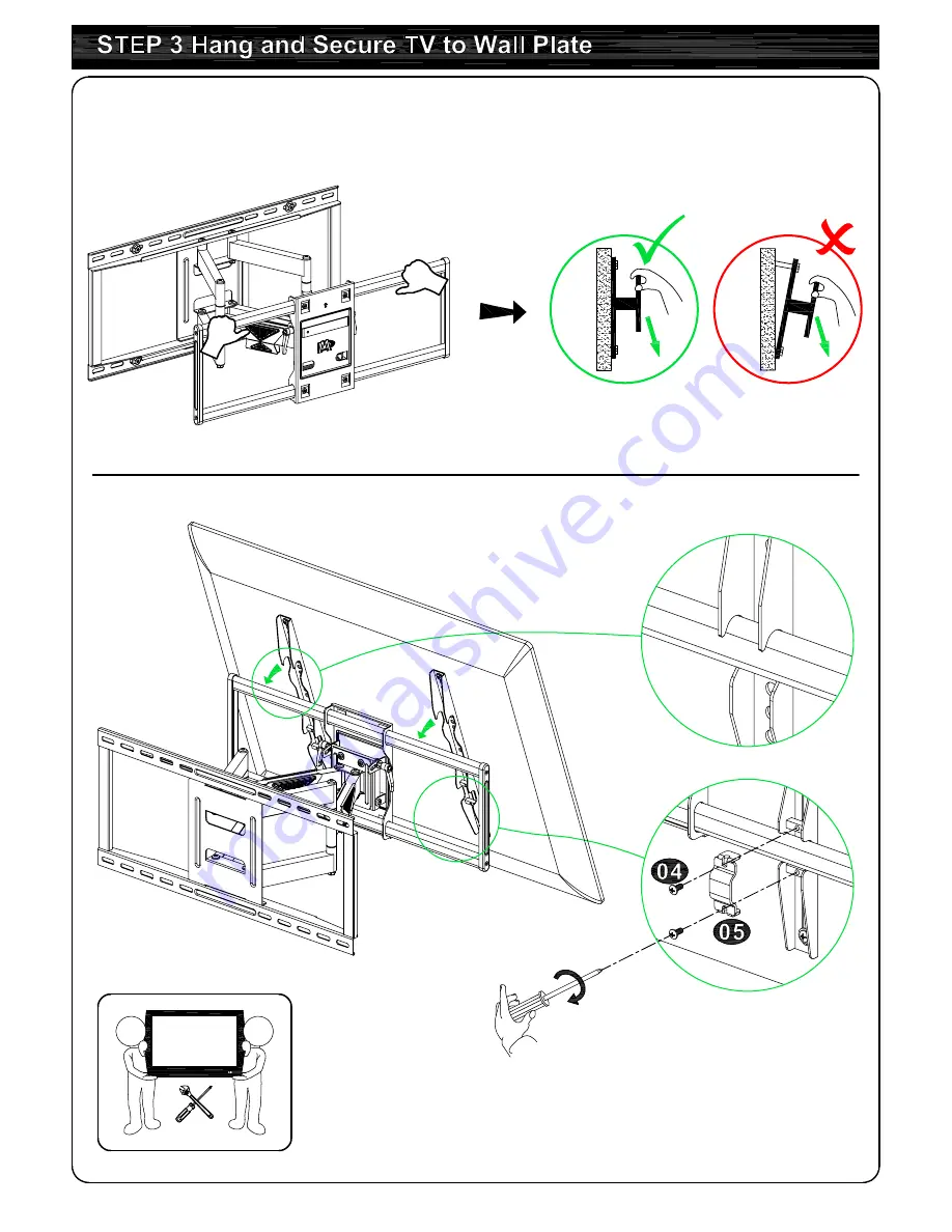 Mounting Dream MD2298 Installation Instruction Download Page 8