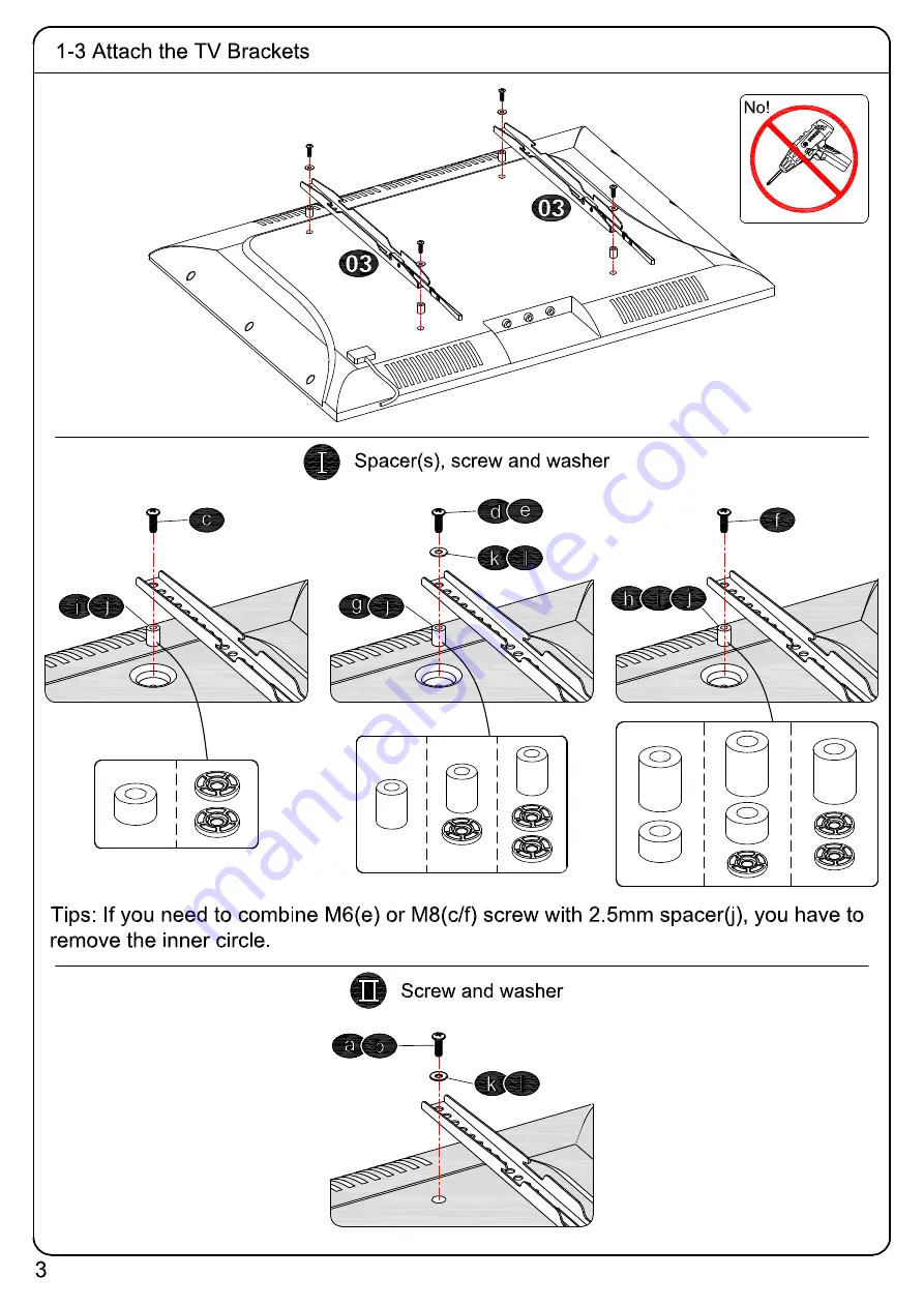 Mounting Dream MD2361-K-03 Installation Instruction Download Page 4