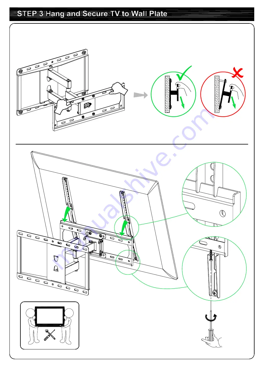 Mounting Dream MD2378 Installation Instruction Download Page 8