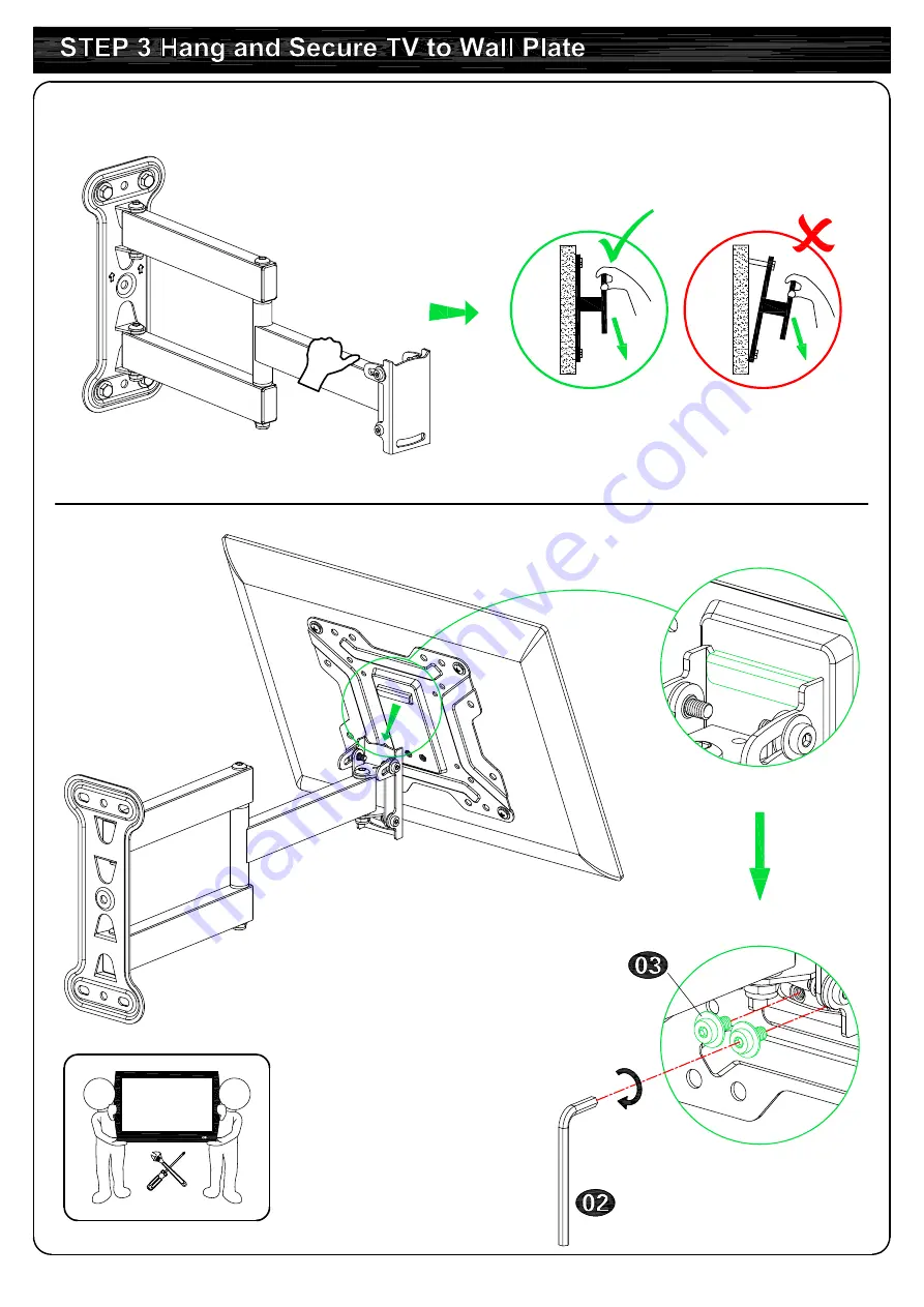 Mounting Dream MD2413-S-02 Installation Instruction Download Page 9