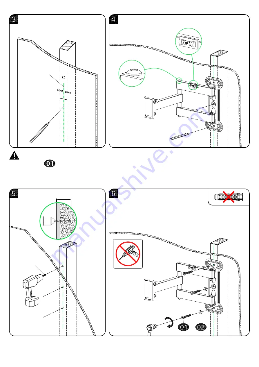 Mounting Dream MD2413-S Installation Instruction Download Page 7