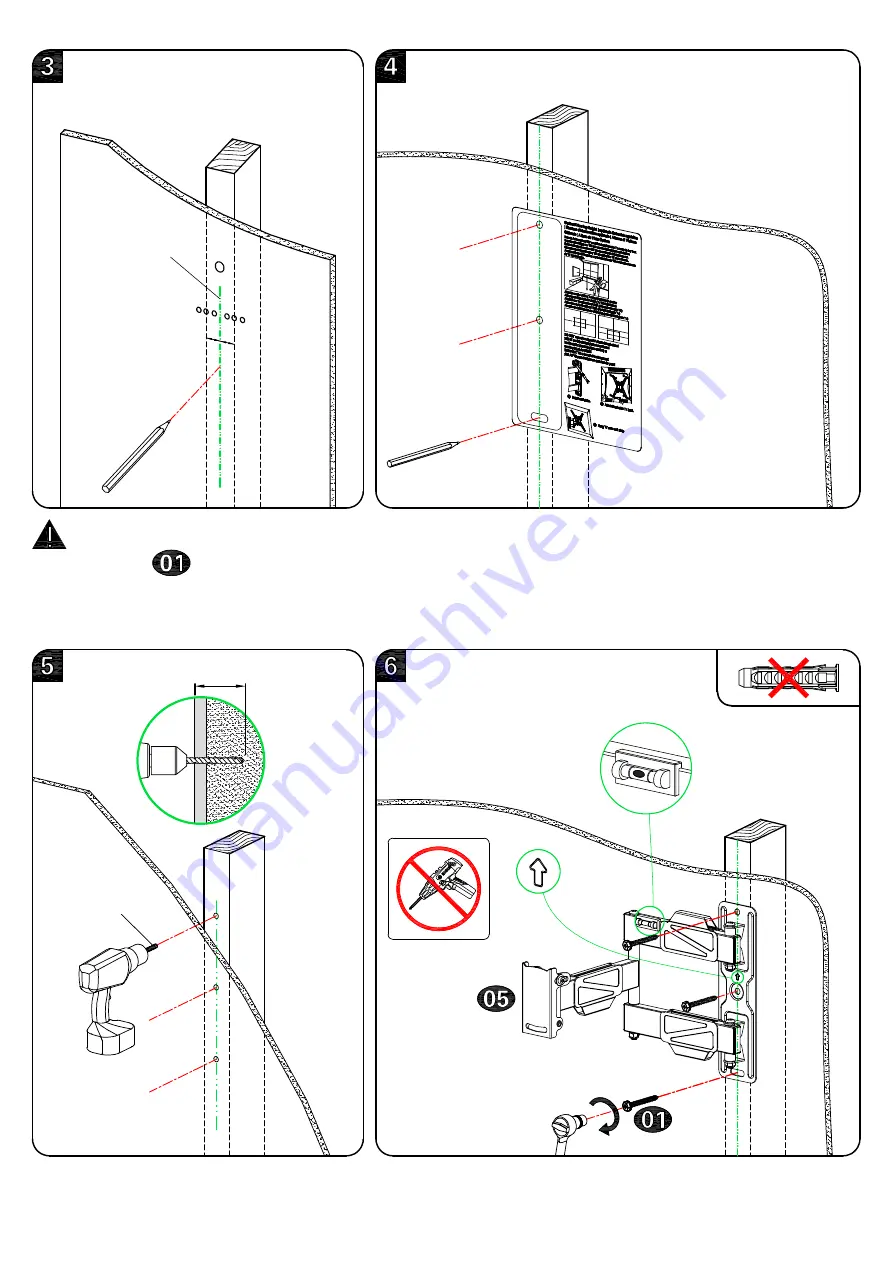 Mounting Dream MD2418-MX Installation Instruction Download Page 8