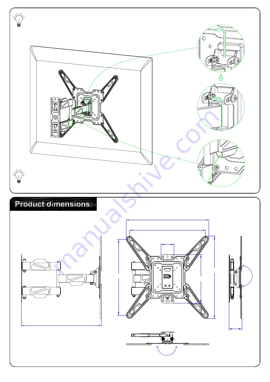 Mounting Dream MD2418-MX Installation Instruction Download Page 12