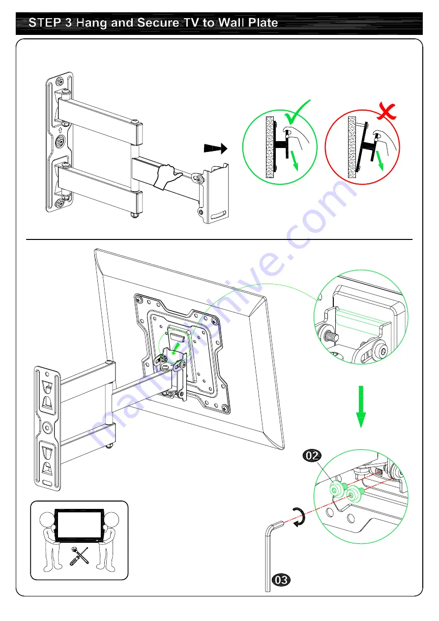 Mounting Dream MD2431-S-03 Installation Instruction Download Page 8