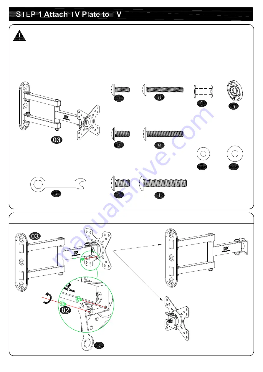 Mounting Dream MD2463-02 Installation Instruction Download Page 3