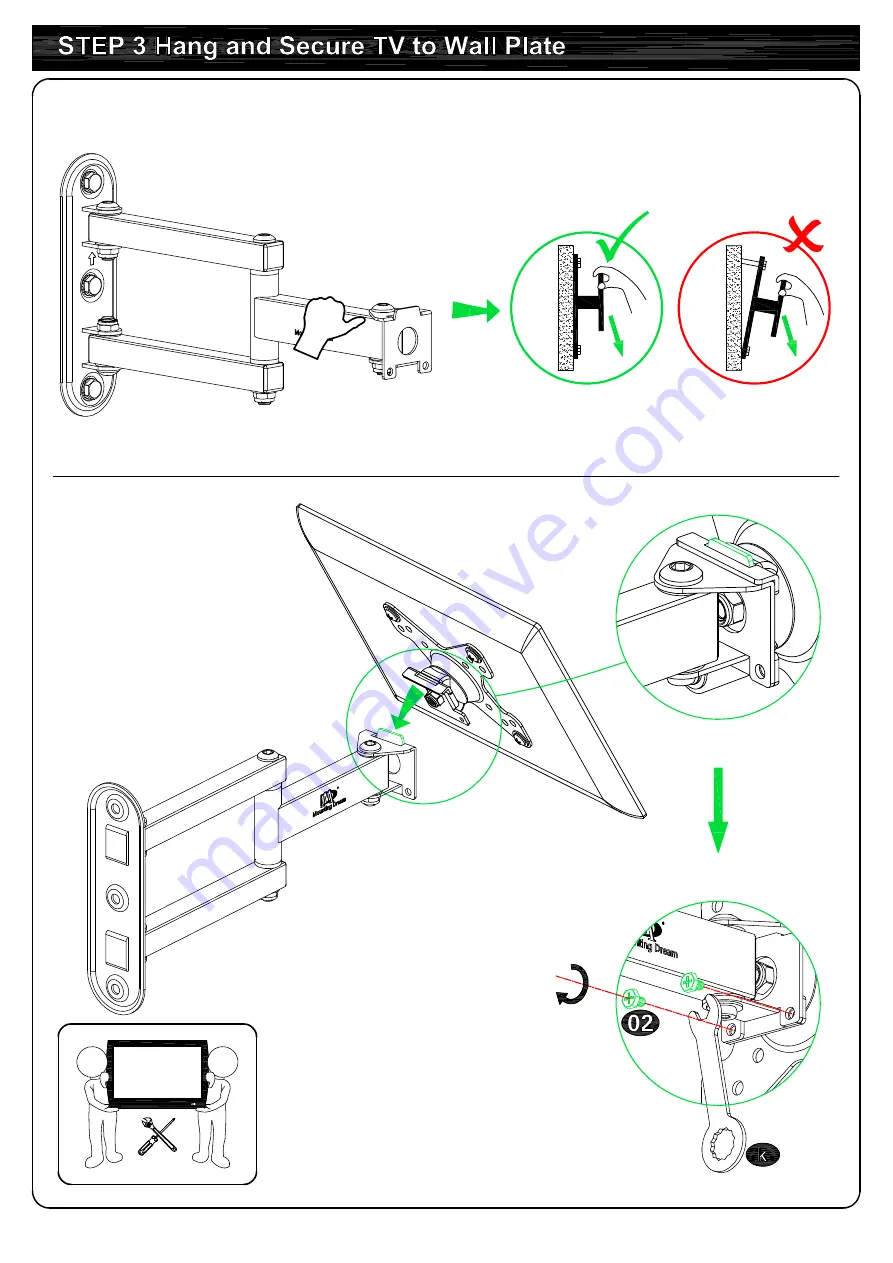 Mounting Dream MD2463-02 Installation Instruction Download Page 9