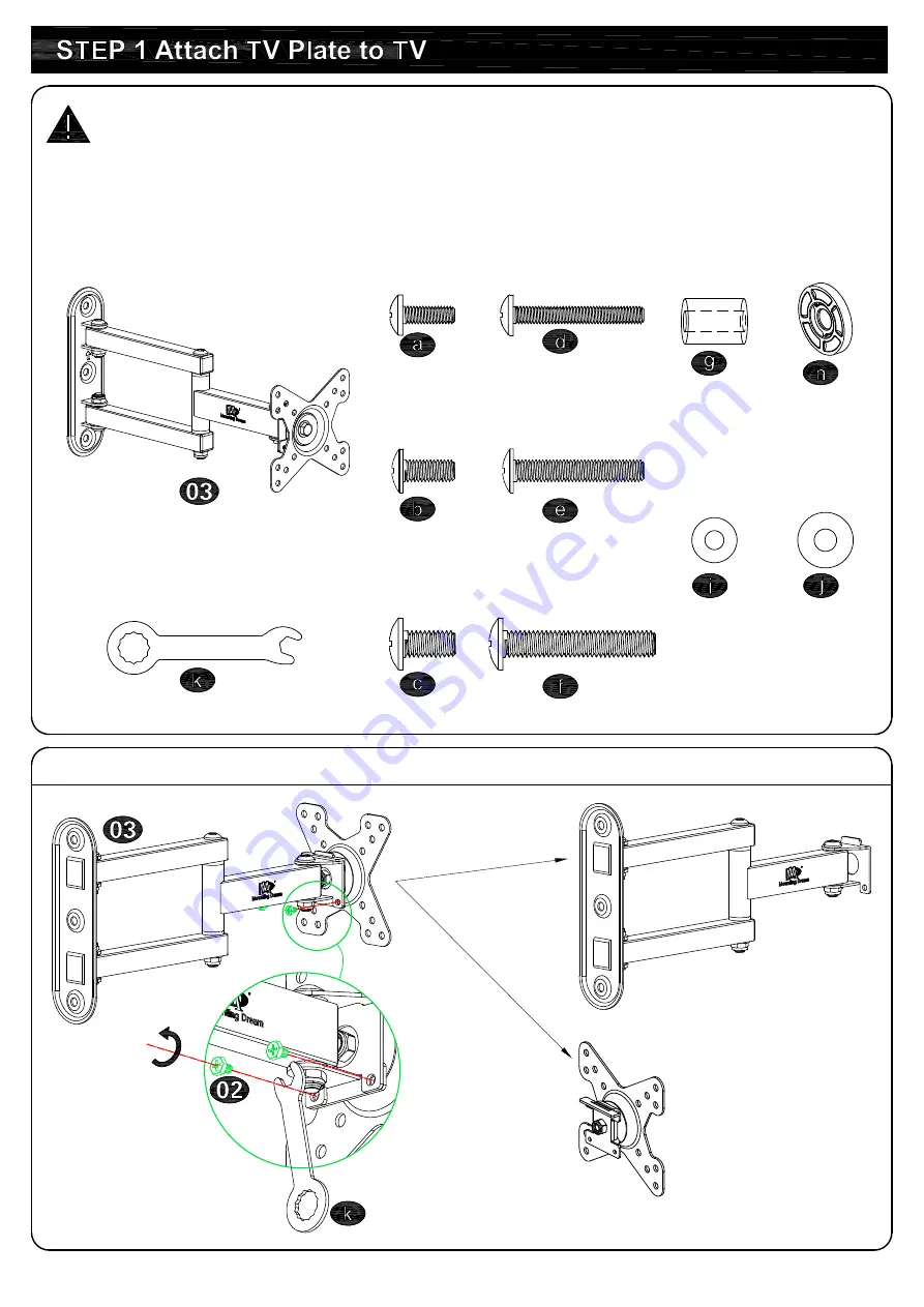 Mounting Dream MD2463 Installation Instruction Download Page 3