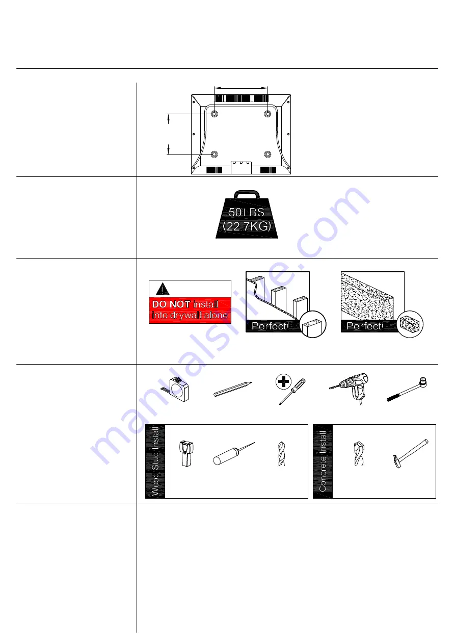 Mounting Dream MD2465 Installation Instructions Manual Download Page 2