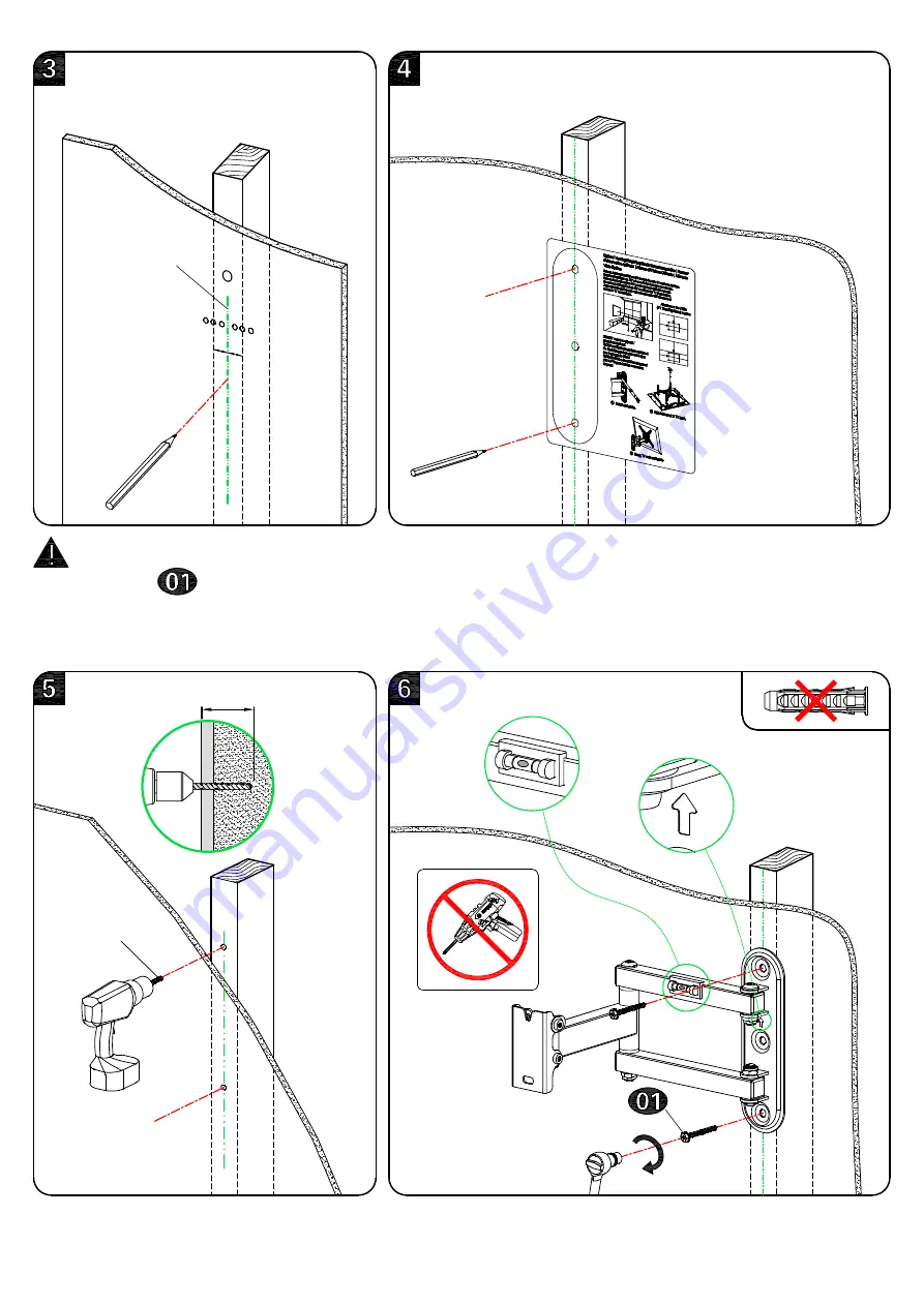 Mounting Dream MD2465 Installation Instructions Manual Download Page 8