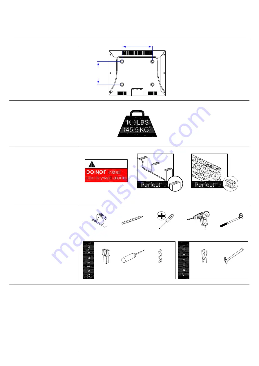 Mounting Dream MD2619 Installation Instruction Download Page 2