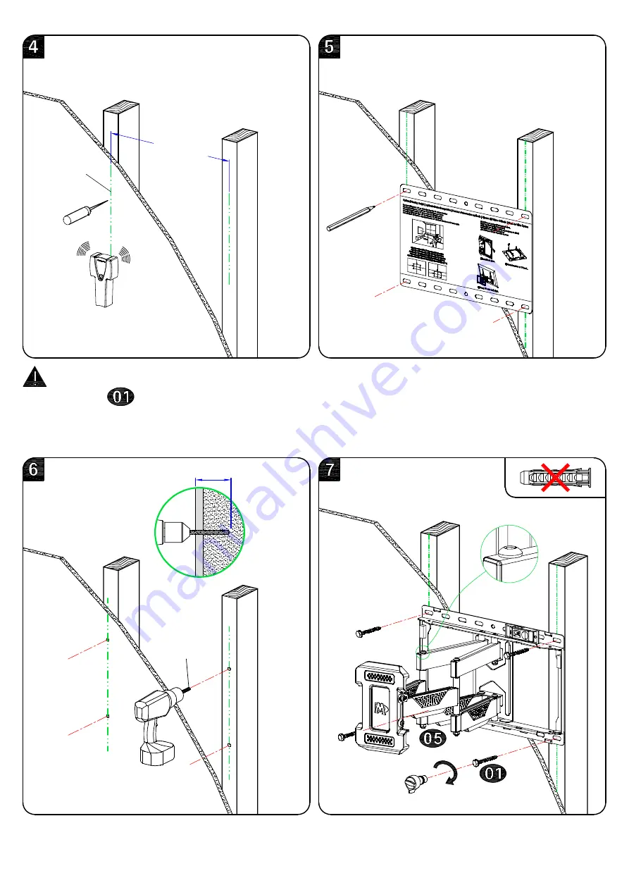 Mounting Dream MD2619 Installation Instruction Download Page 6