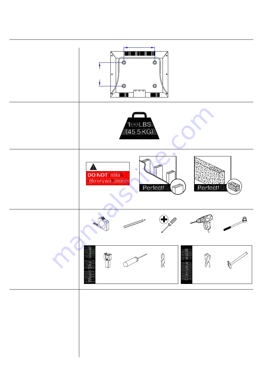 Mounting Dream MD2622-24K Installation Instruction Download Page 2