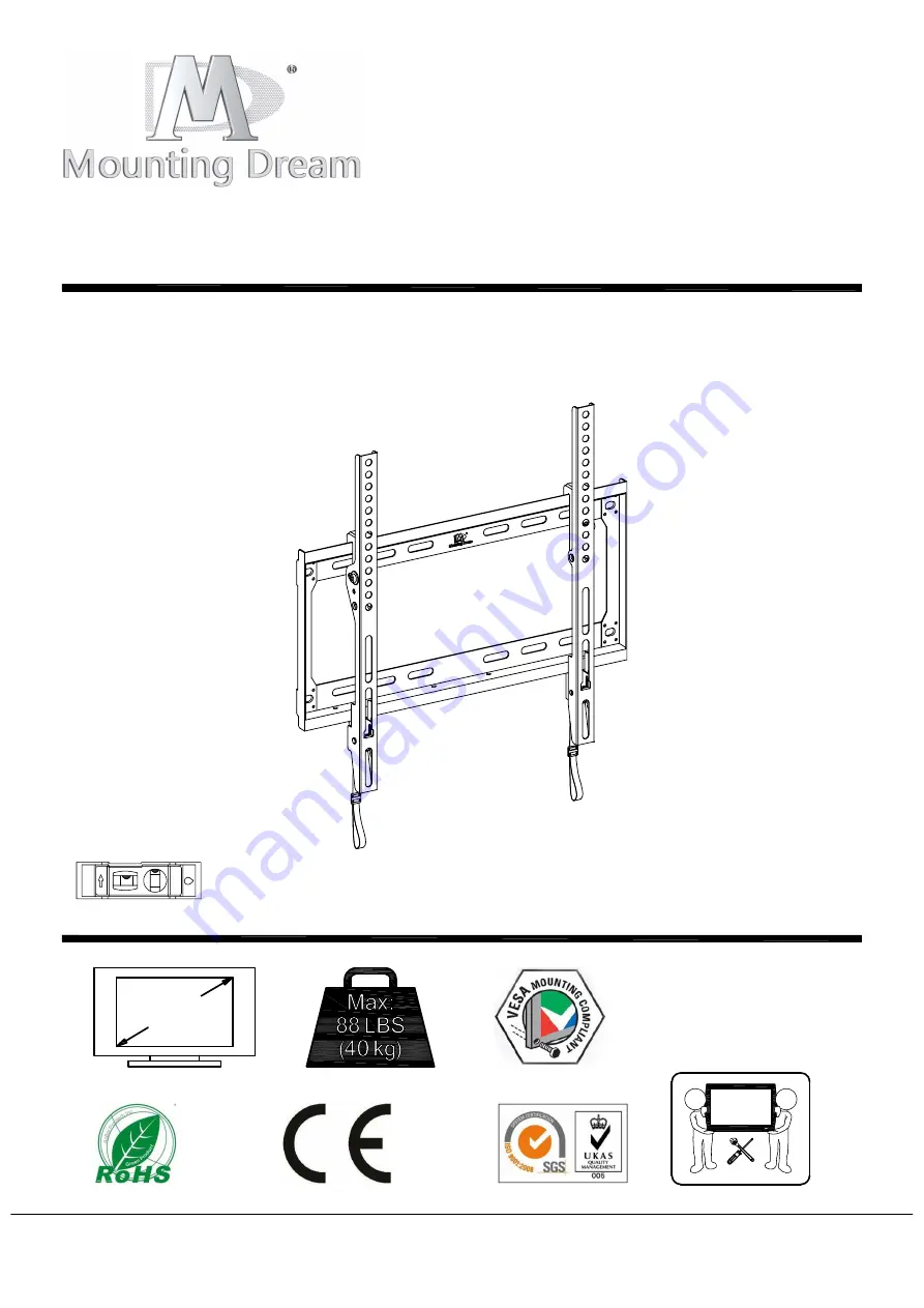 Mounting Dream MD2868-M-03 Installation Instructions Manual Download Page 1