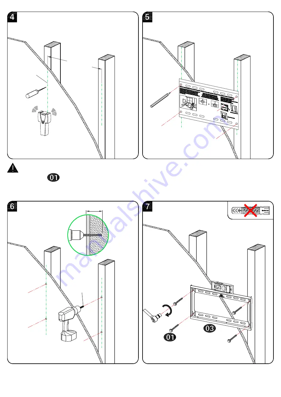 Mounting Dream MD2868-M-03 Installation Instructions Manual Download Page 6