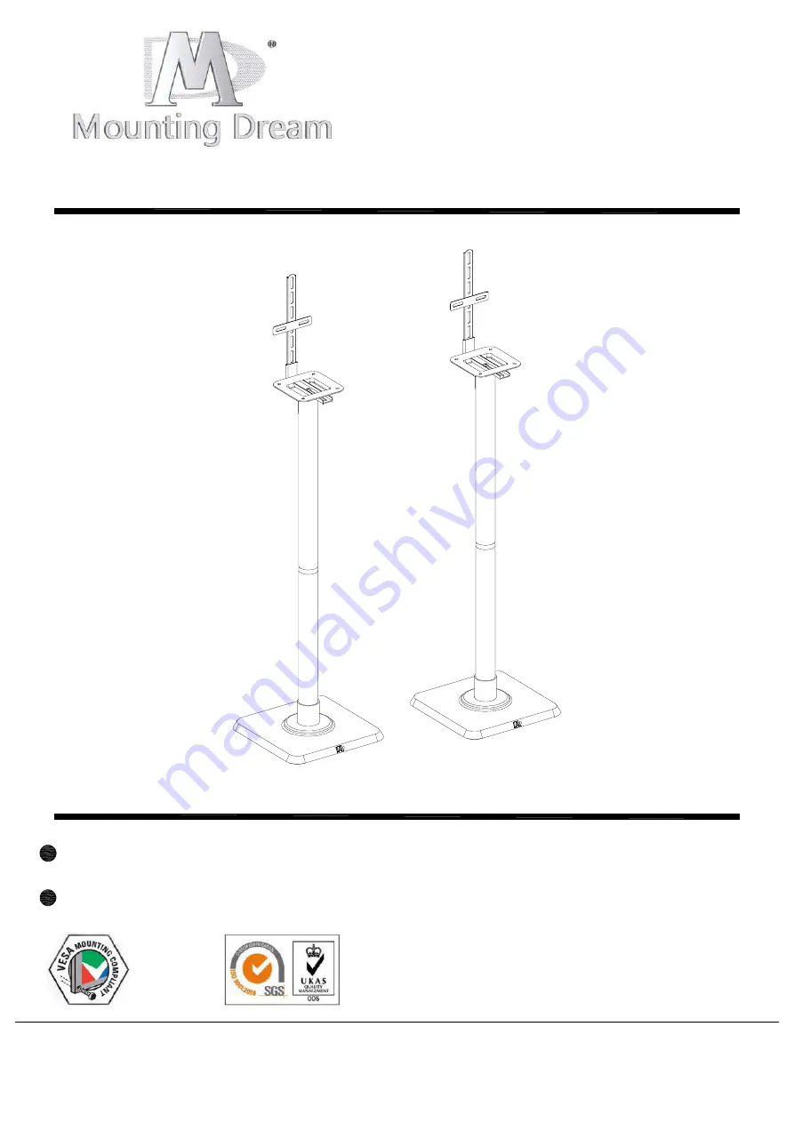 Mounting Dream MD5402-1 Скачать руководство пользователя страница 1