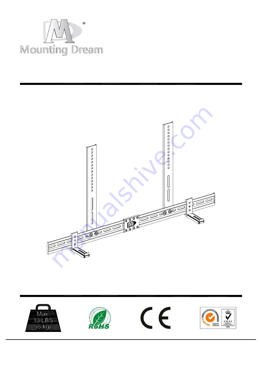 Mounting Dream MD5425 Скачать руководство пользователя страница 1