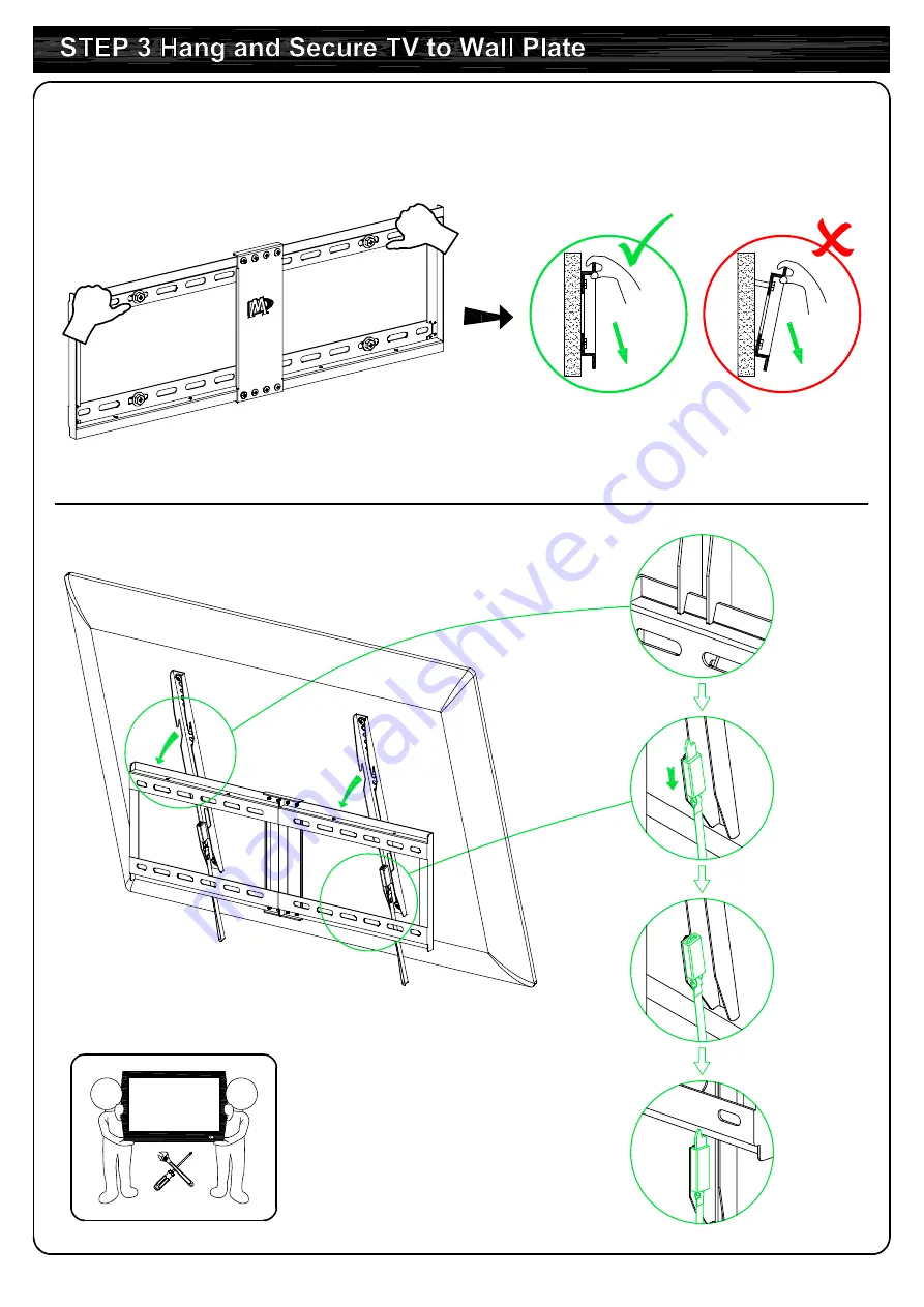 Mounting Dream WM2163-1 Installation Instruction Download Page 8