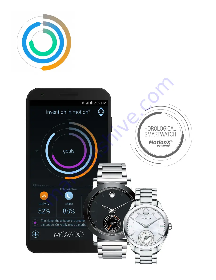 Movado MotionX-365 User Manual Download Page 1