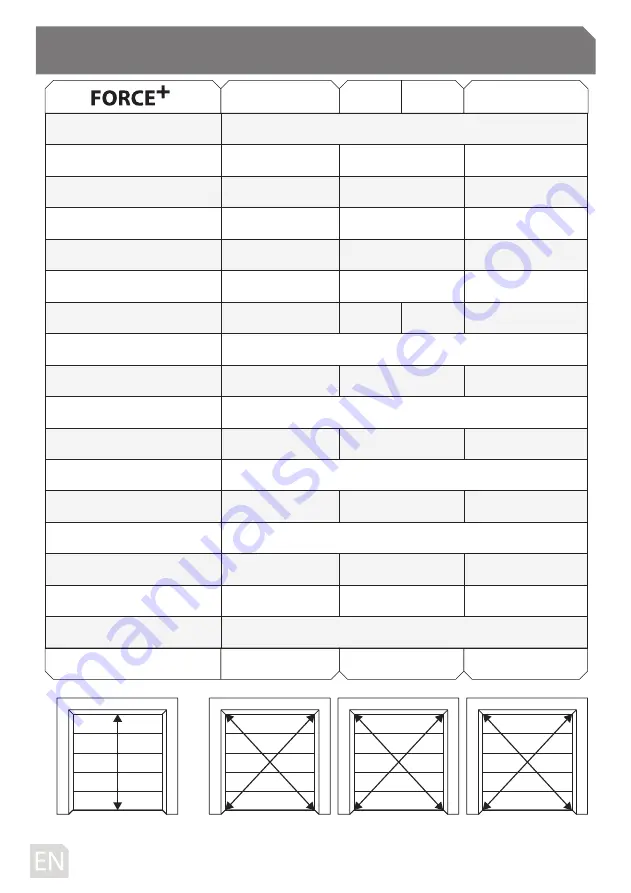 Move Force+ 1000N Installation Instructions And User Manual Download Page 26