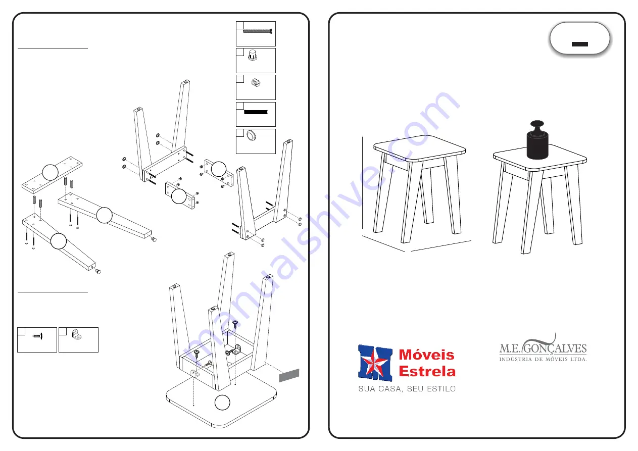 Moveis Estrela MP 1430 Instruction Manual Download Page 1