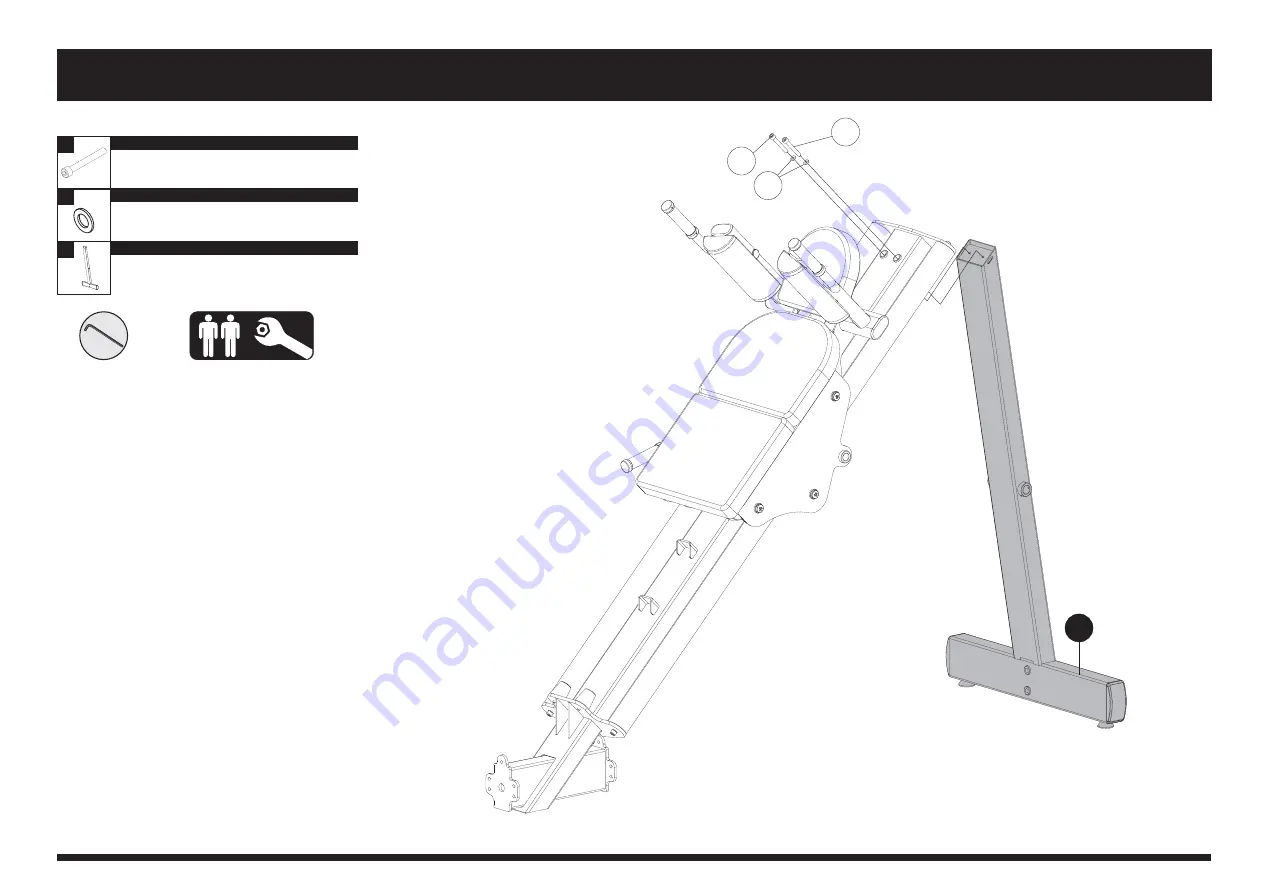 Movement BOLT PLATE LOADED HACK MACHINE Assembly Manual Download Page 6