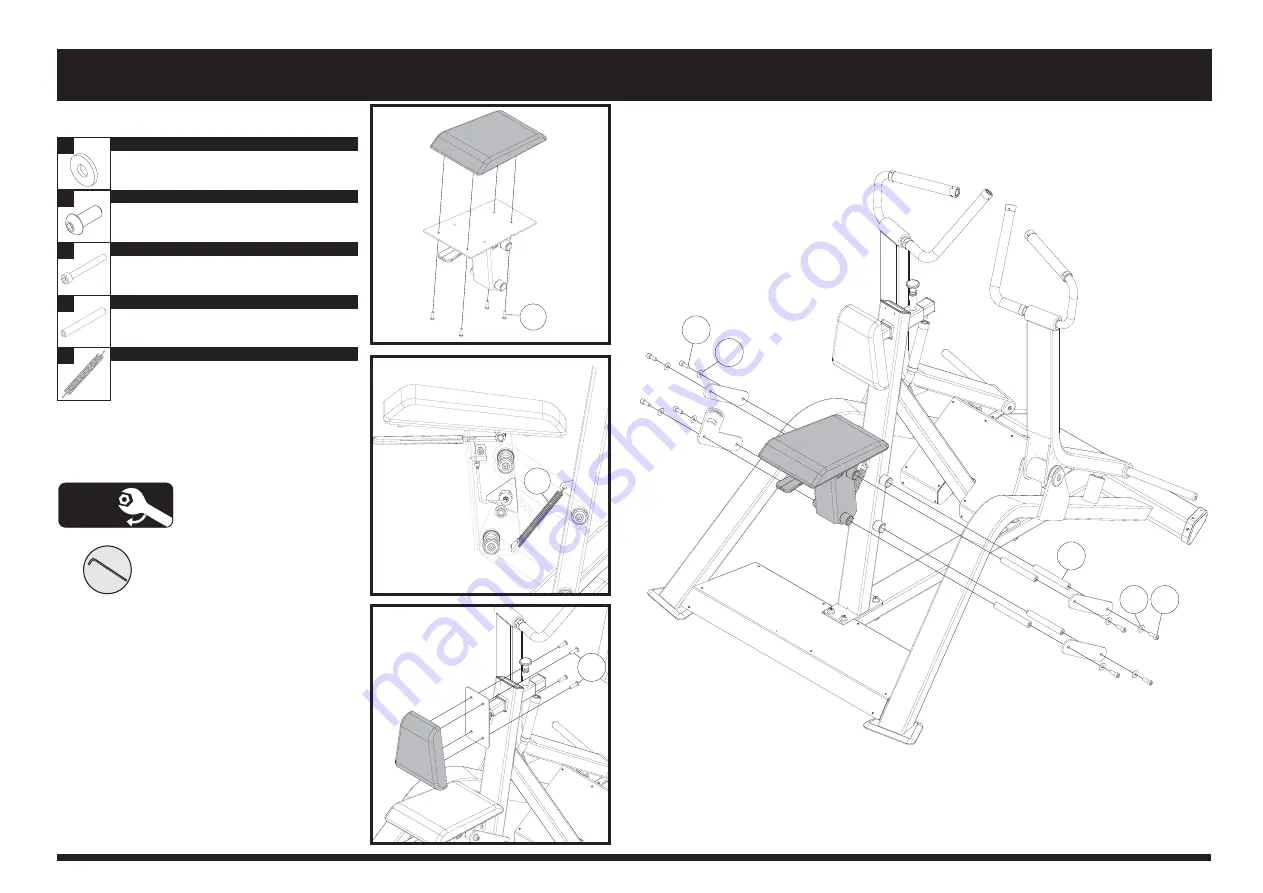 Movement BOLT PLATE LOADED REMADA LOW ROW Assembly Manual Download Page 13