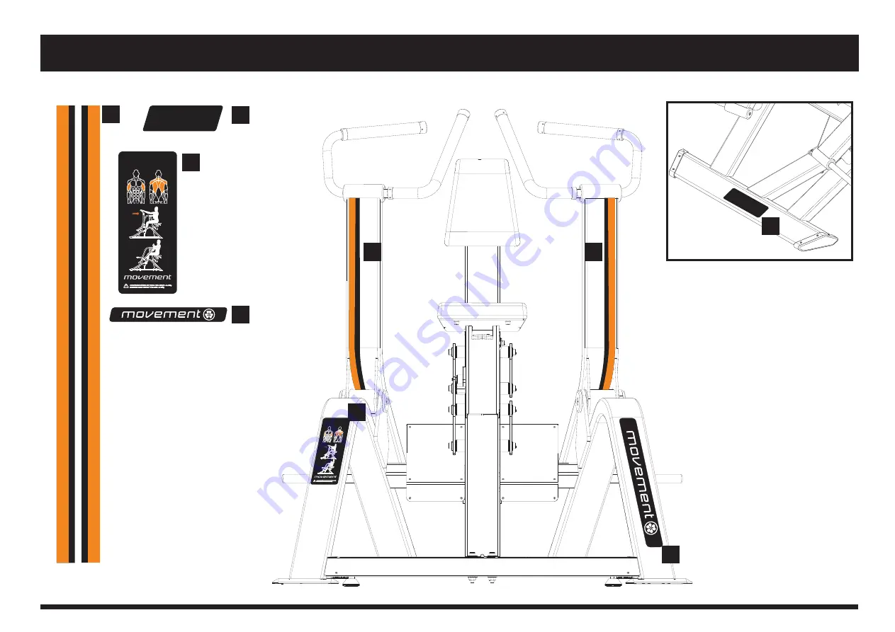 Movement BOLT PLATE LOADED REMADA LOW ROW Assembly Manual Download Page 15