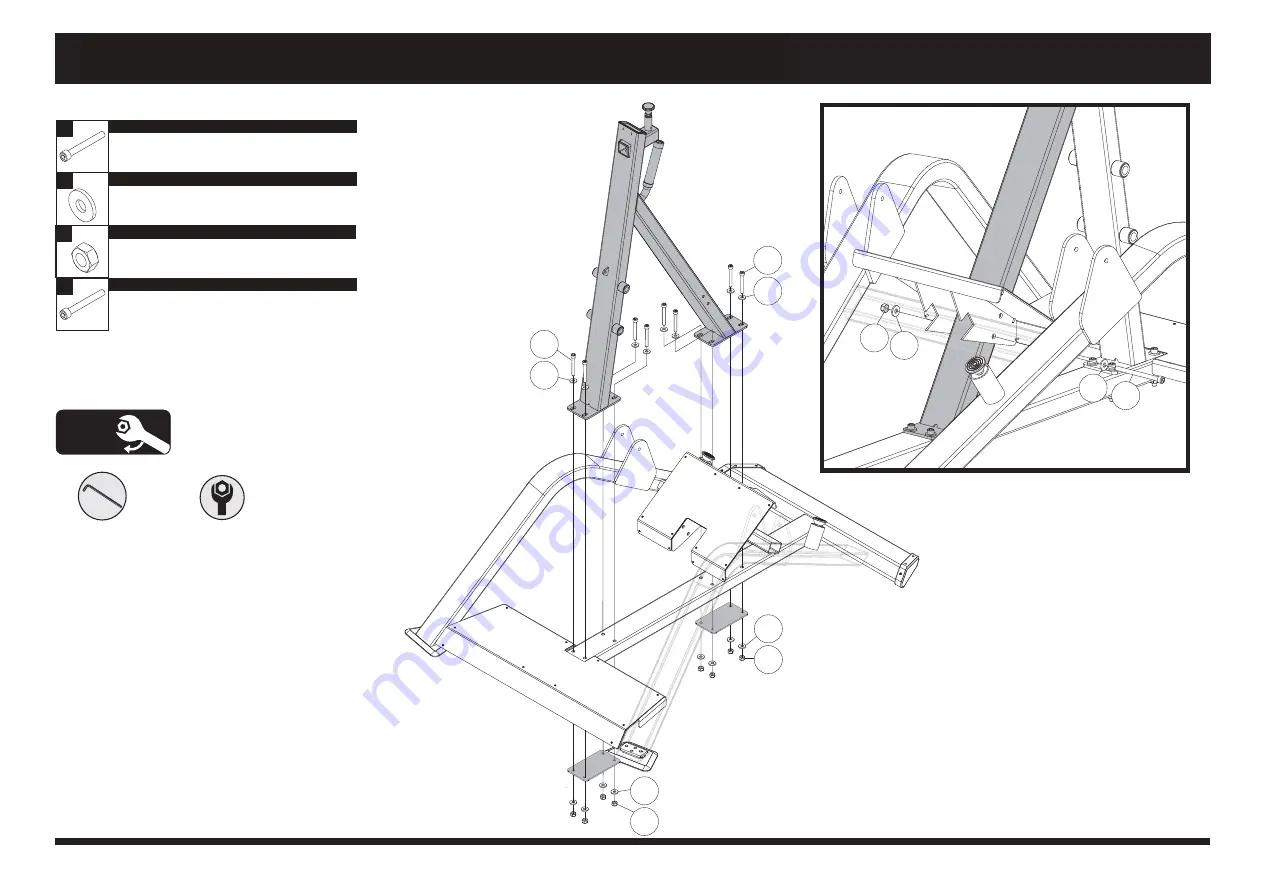 Movement BOLT PLATE LOADED REMADA LOW ROW Assembly Manual Download Page 49