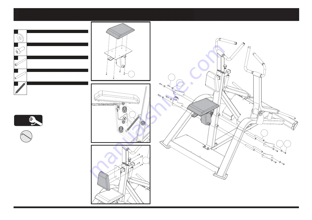 Movement BOLT PLATE LOADED REMADA LOW ROW Assembly Manual Download Page 52