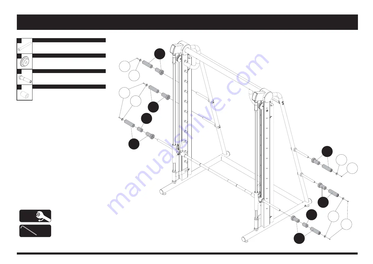 Movement BOLT PLATE LOADED SMITH MACHINE Owner'S Manual Download Page 19