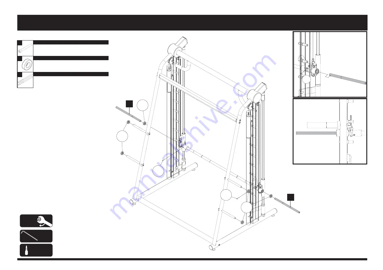 Movement BOLT PLATE LOADED SMITH MACHINE Owner'S Manual Download Page 43