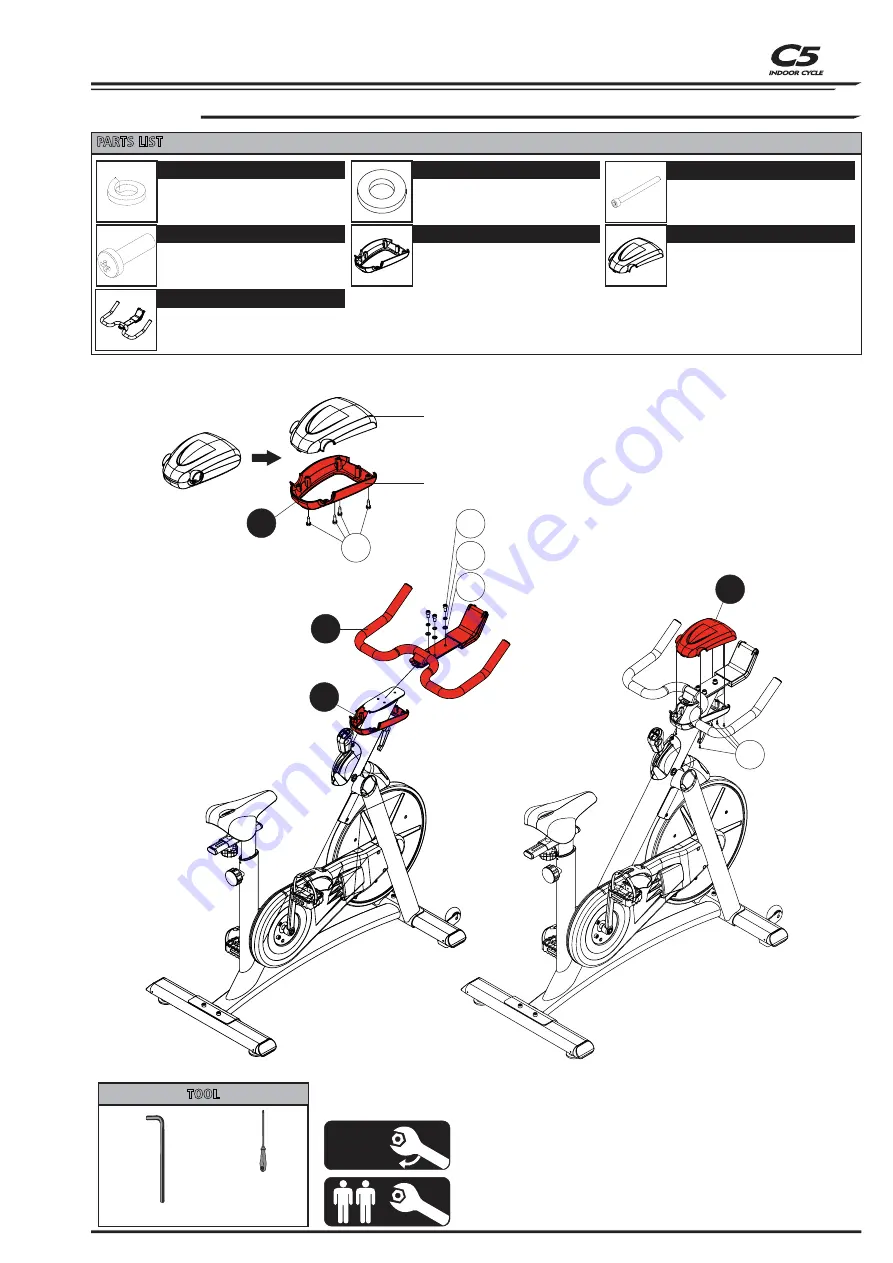 Movement C5 INDOOR CYCLE Owner'S Manual Download Page 59