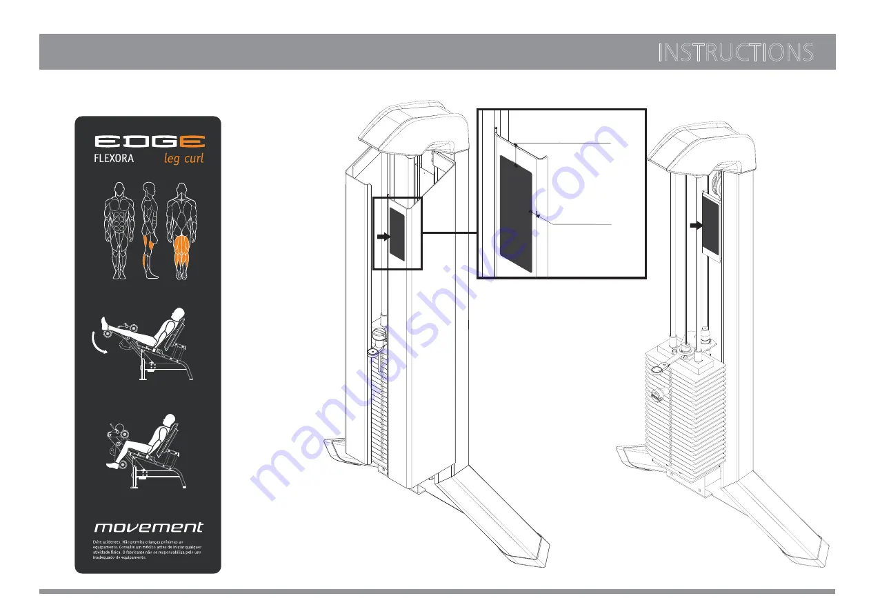 Movement EDGE SEATED LEG CURL Скачать руководство пользователя страница 44