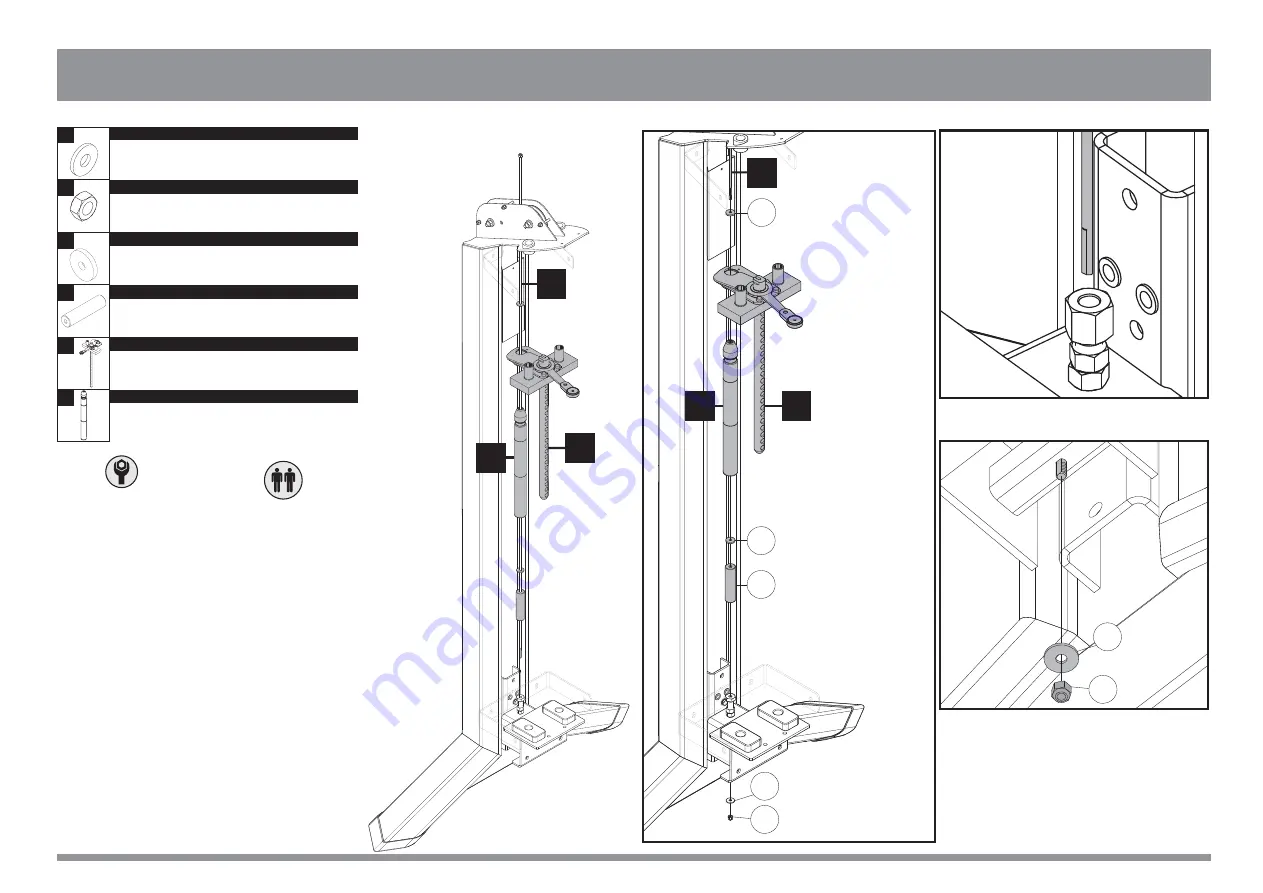 Movement EDGE SEATED LEG CURL Assembling Manual Download Page 60