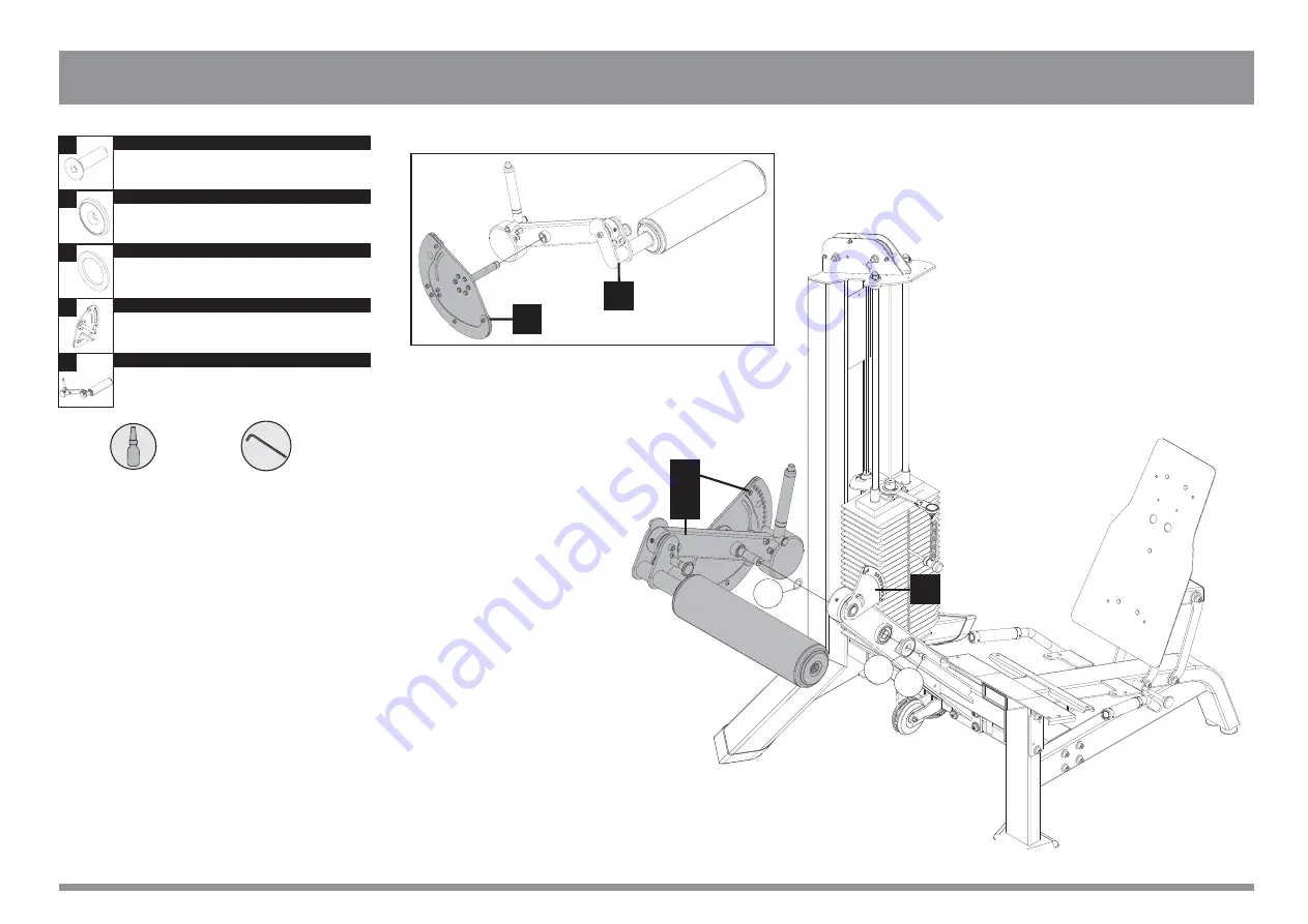 Movement EDGE SEATED LEG CURL Assembling Manual Download Page 67