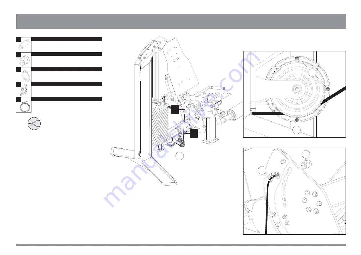 Movement EDGE SEATED LEG CURL Assembling Manual Download Page 68