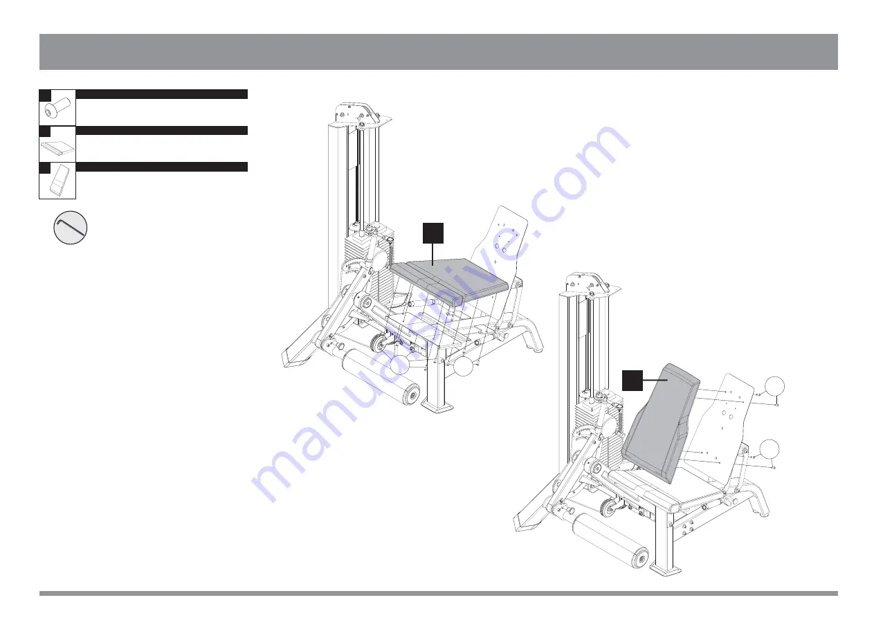 Movement EDGE SEATED LEG CURL Assembling Manual Download Page 107