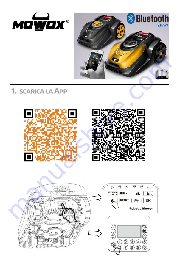 Mowox RM 1200 Li BT Скачать руководство пользователя страница 13