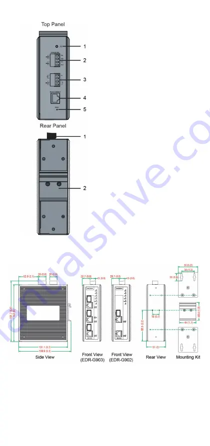 Moxa Technologies EtherDevice EDR-G902 Quick Installation Manual Download Page 4