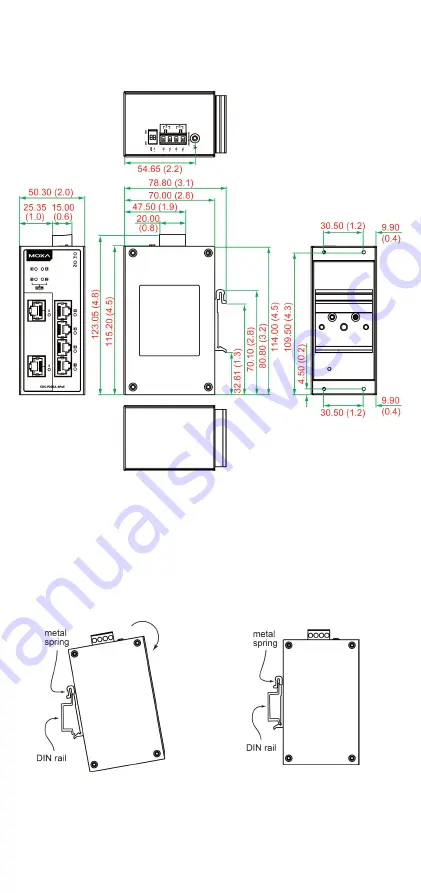 Moxa Technologies EtherDevice EDS-P206A-4PoE Series Скачать руководство пользователя страница 6